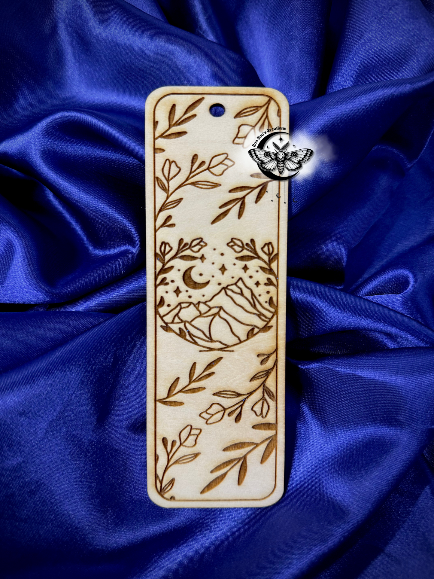 Wholesale - Stars of the mountain Laser 6 inch engraved Wood Bookmark Blanks Made to order (5-8 business days)