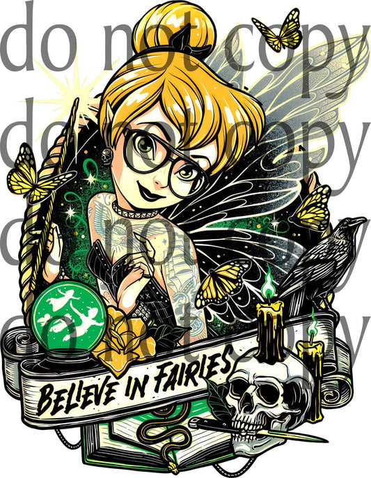 believe in fairies 20oz Sublimation transfer