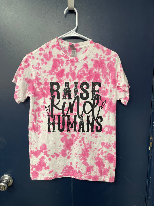 small Tye dye humans unisex tshirt