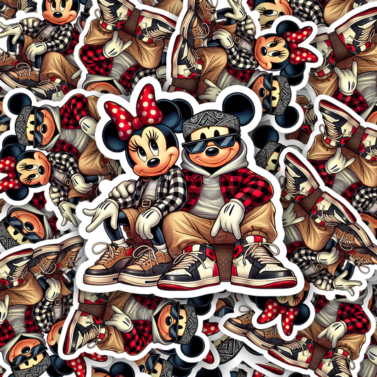 Holographic  MM Bandana Lovers 2 inch Vinyl Waterproof Sticker