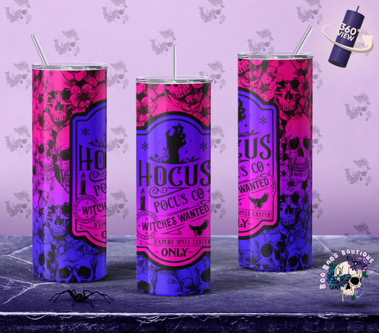 Witches  Multi Purples 20oz Tumbler MTO