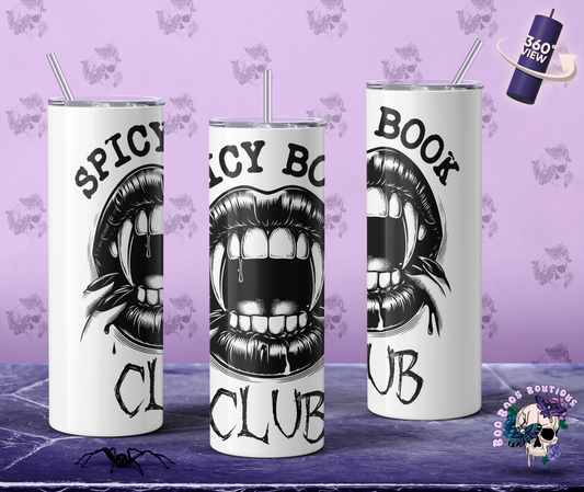 Spicy book Club Tumbler MTO