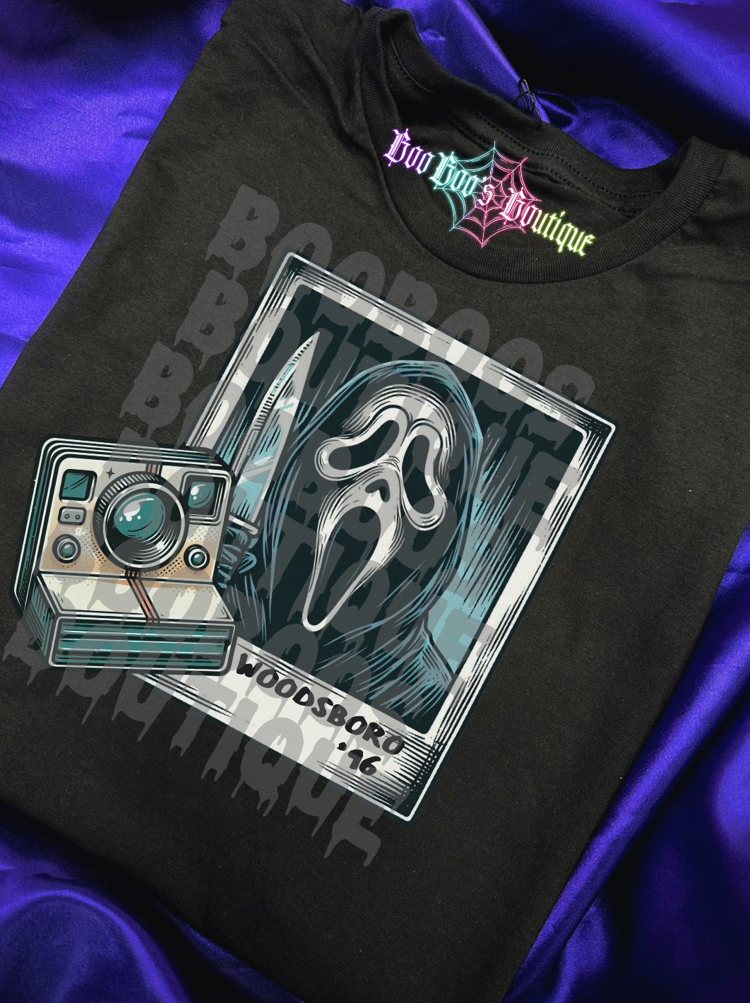 GHOSTIE POLAROID Sublimation Unisex Tshirt (7 business days)