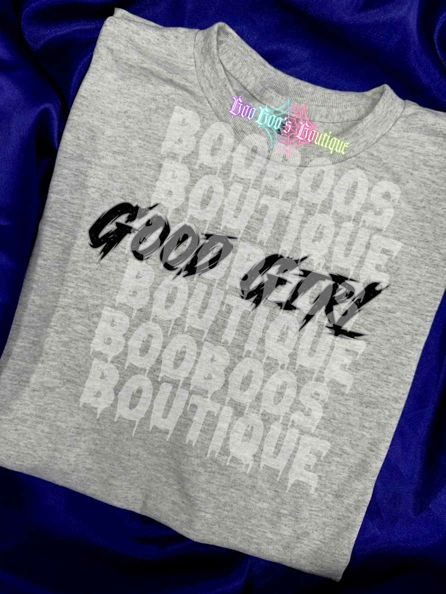 Good Girl Writing Sublimation Unisex Tshirt (7-10 business days)