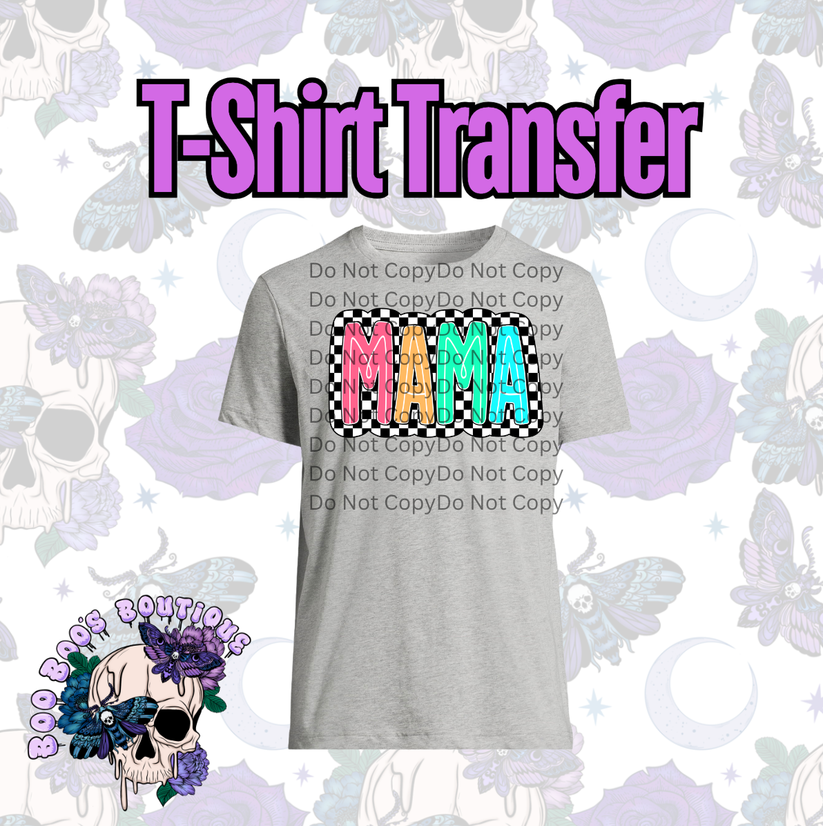 Retro Mama Tshirt Transfer