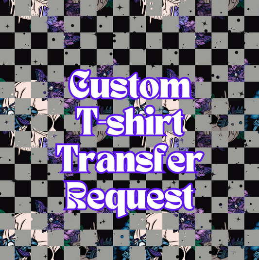 Custom Sublimation T-shirt Transfer Request