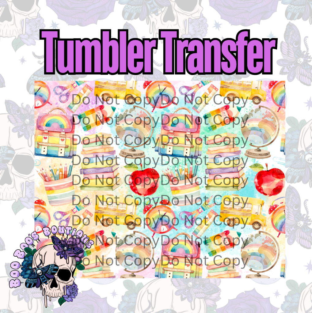 Colorful Teacher Design TRANSFER