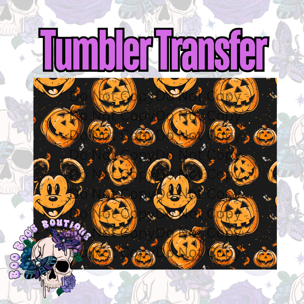 Mouse Pumpkins TRANSFER