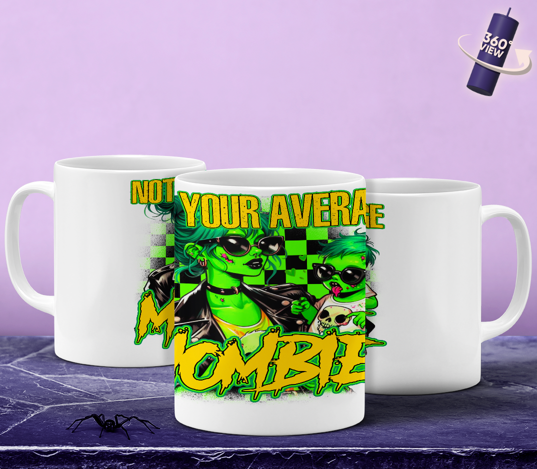 Not your average mombie Ceramic 15oz Mug