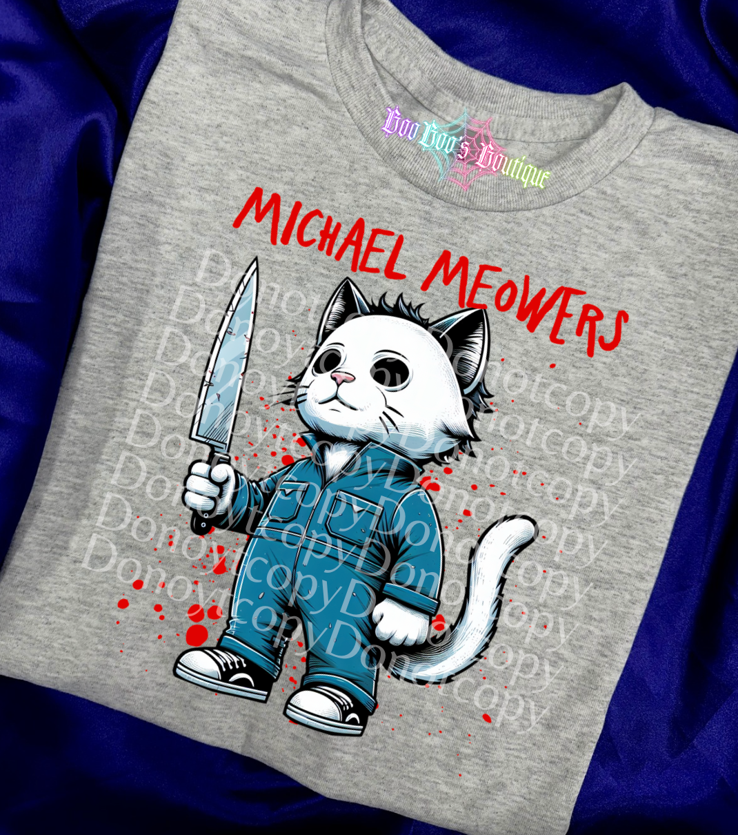 Michael Meowers Cat Unisex Sublimation Tshirt (7-10 business days)