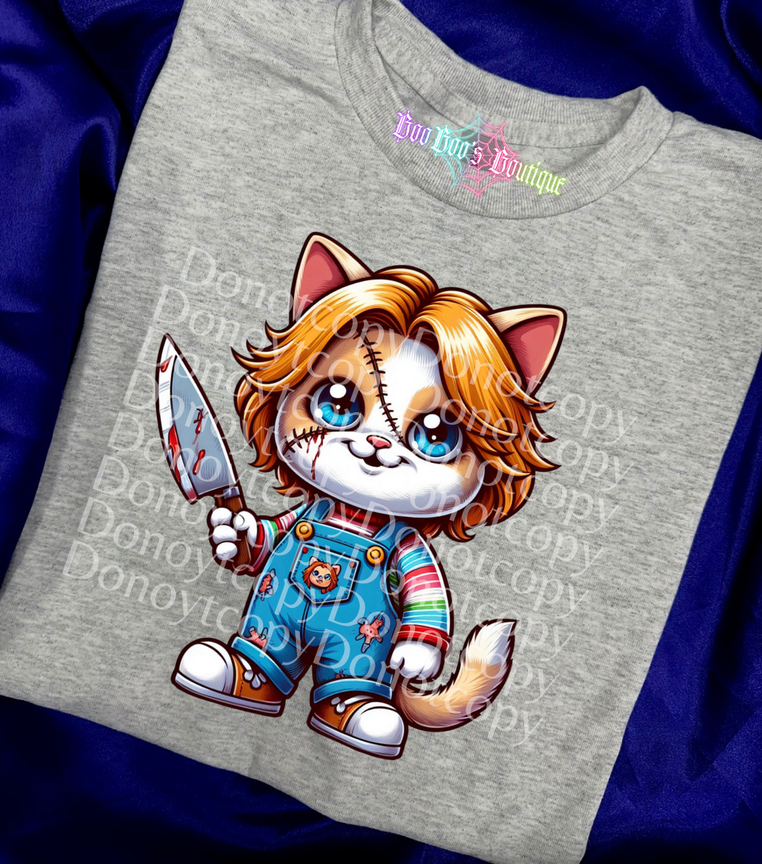 C Doll Cat Unisex Sublimation Tshirt (7-10 business days)