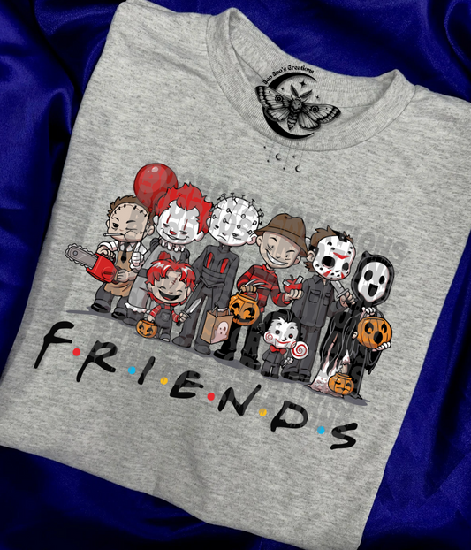 baby spooky friends Unisex Sublimation Tshirt (7 to 10 business days)