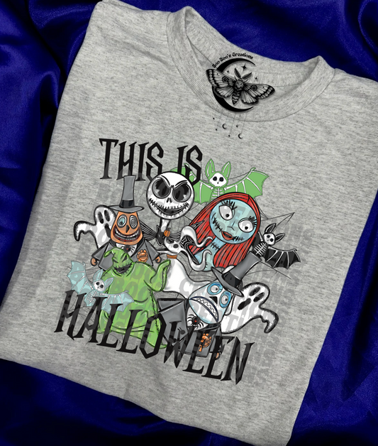 Halloween gang Unisex Sublimation Tshirt (7 to 10 business days)