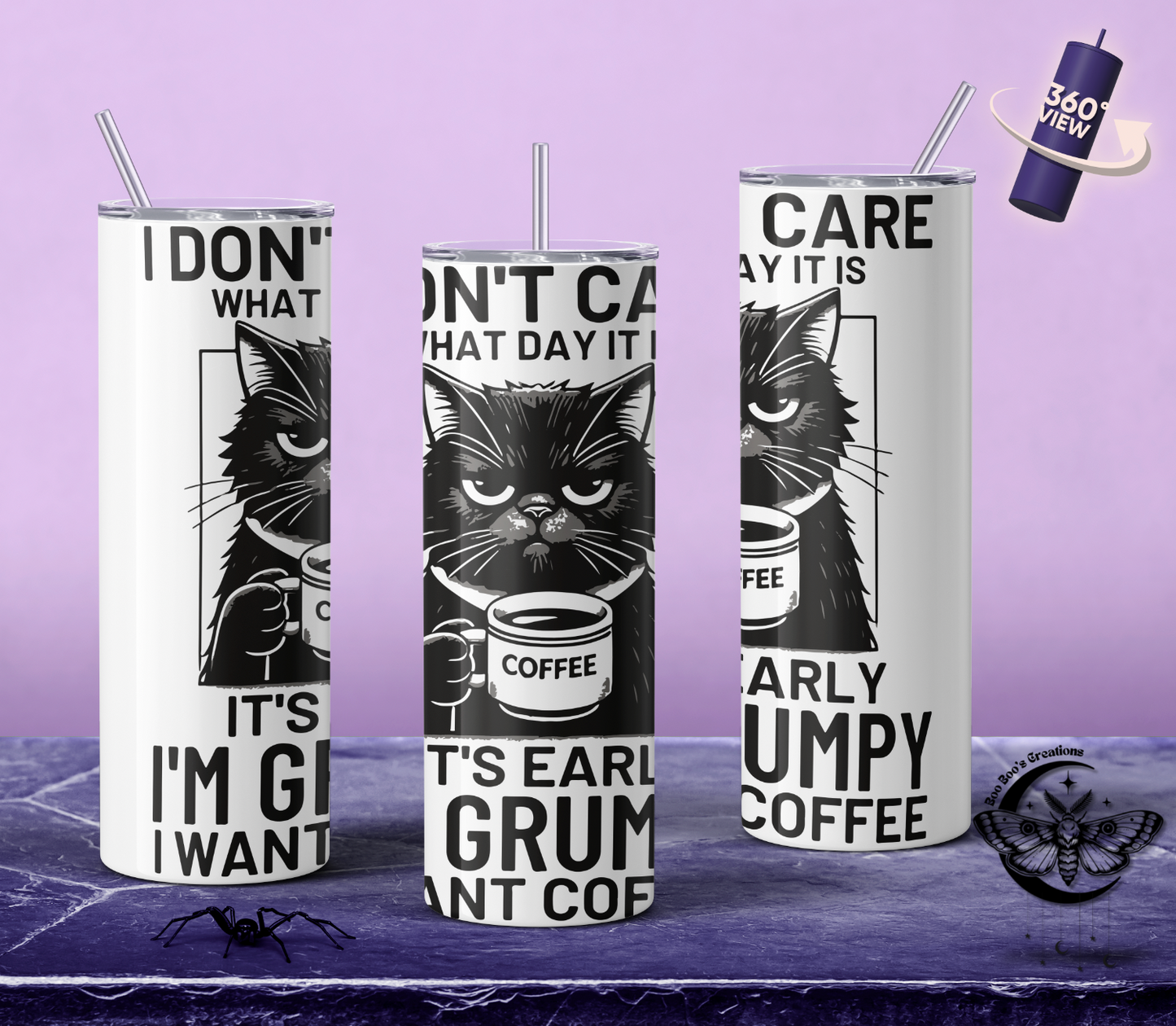 I'm Grumpy 20oz Stainless steel tumbler (7-10 business days MTO)