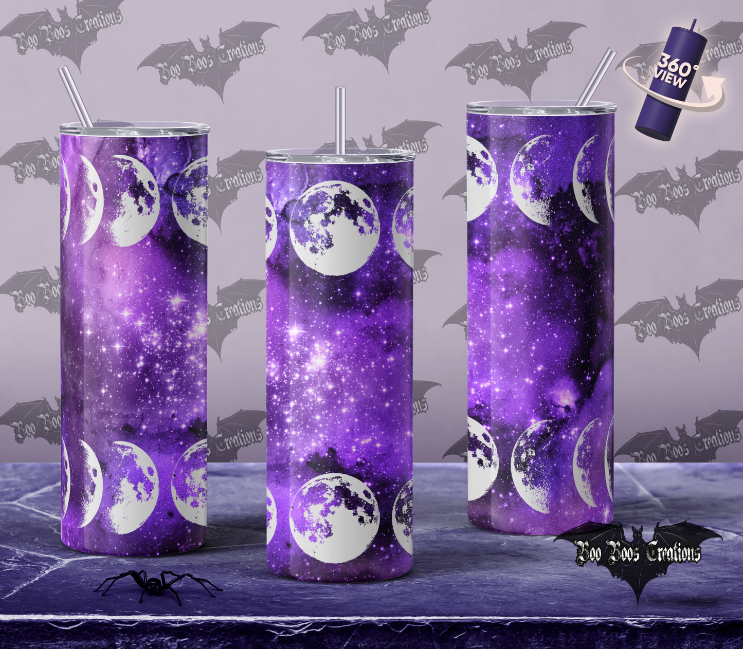 Lost in the moon 20oz stainless steel tumbler (1-5 business days)