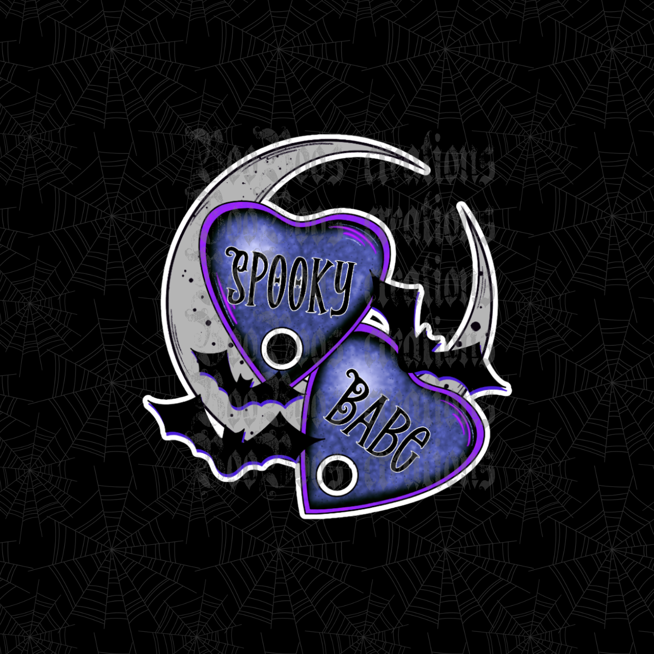 spooky babe 4 inch vinyl decal