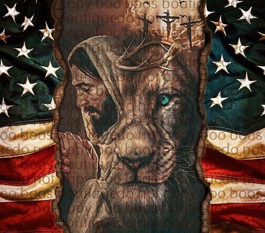 Spirit of the Lion 20oz Sublimation transfer