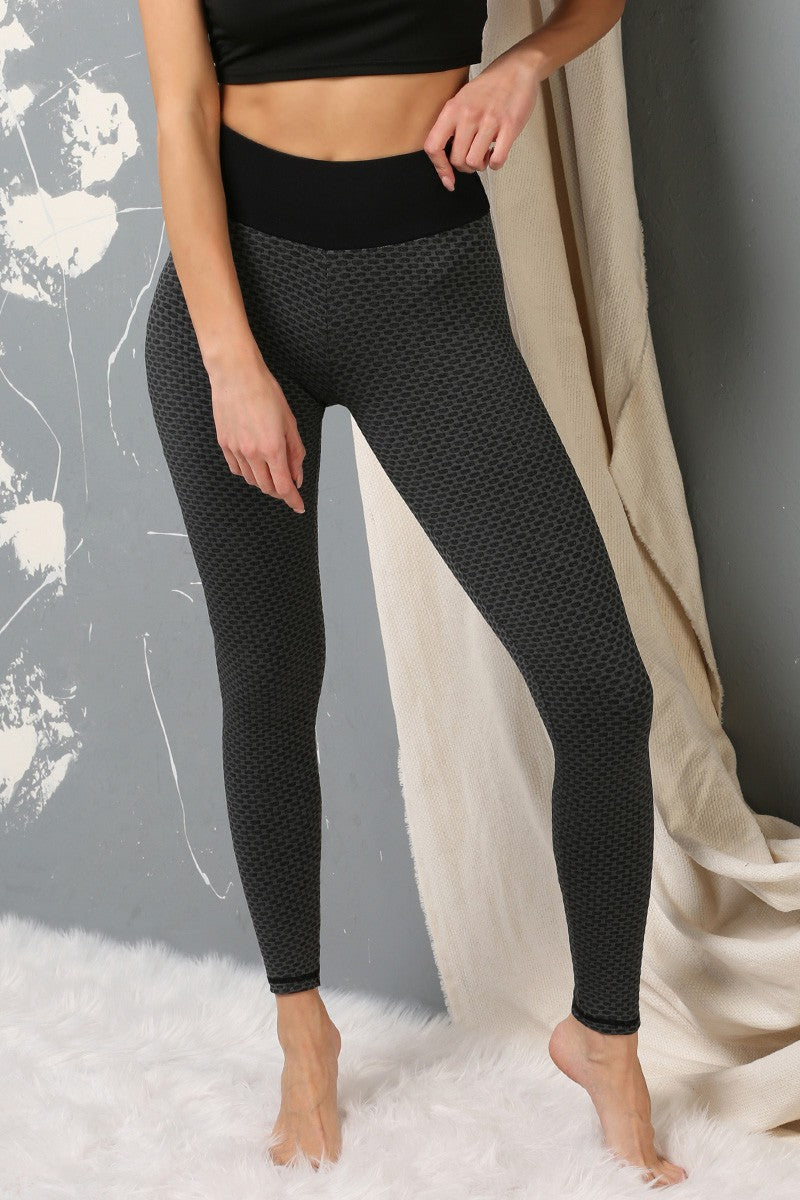 Dark Grey Scrunch Leggings