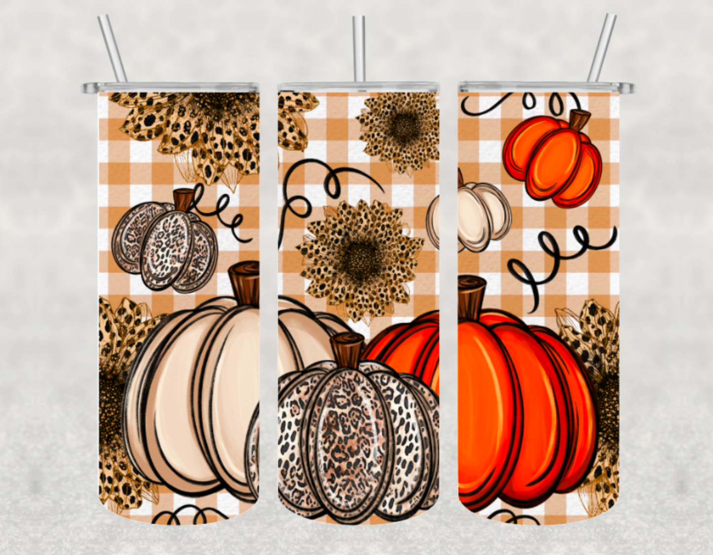 Fall Pumpkins 20oz Sublimation Transfer