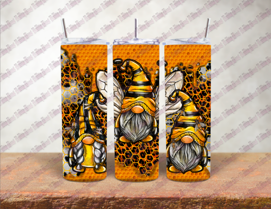 Bumble bee gnomes 20oz sublimation transfer